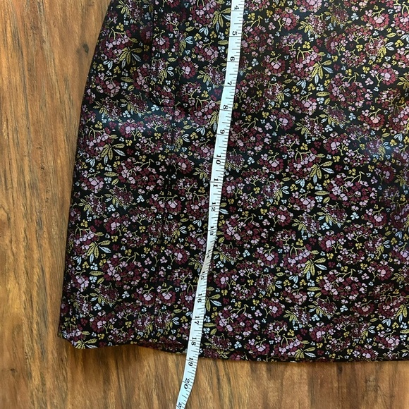 LOFT Floral Print Mini Skirt Women’s Size 6 Petite Business Casual Cockatil - Picture 5 of 8